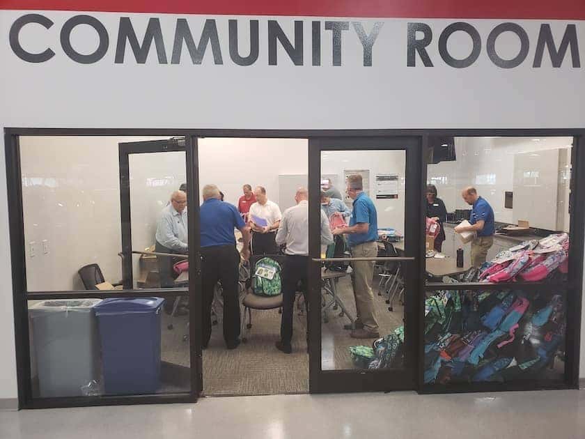 community room Miller Auto Body Shop in St. Cloud MN