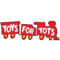 toys for tots logo Miller Auto Body Shop in St. Cloud MN
